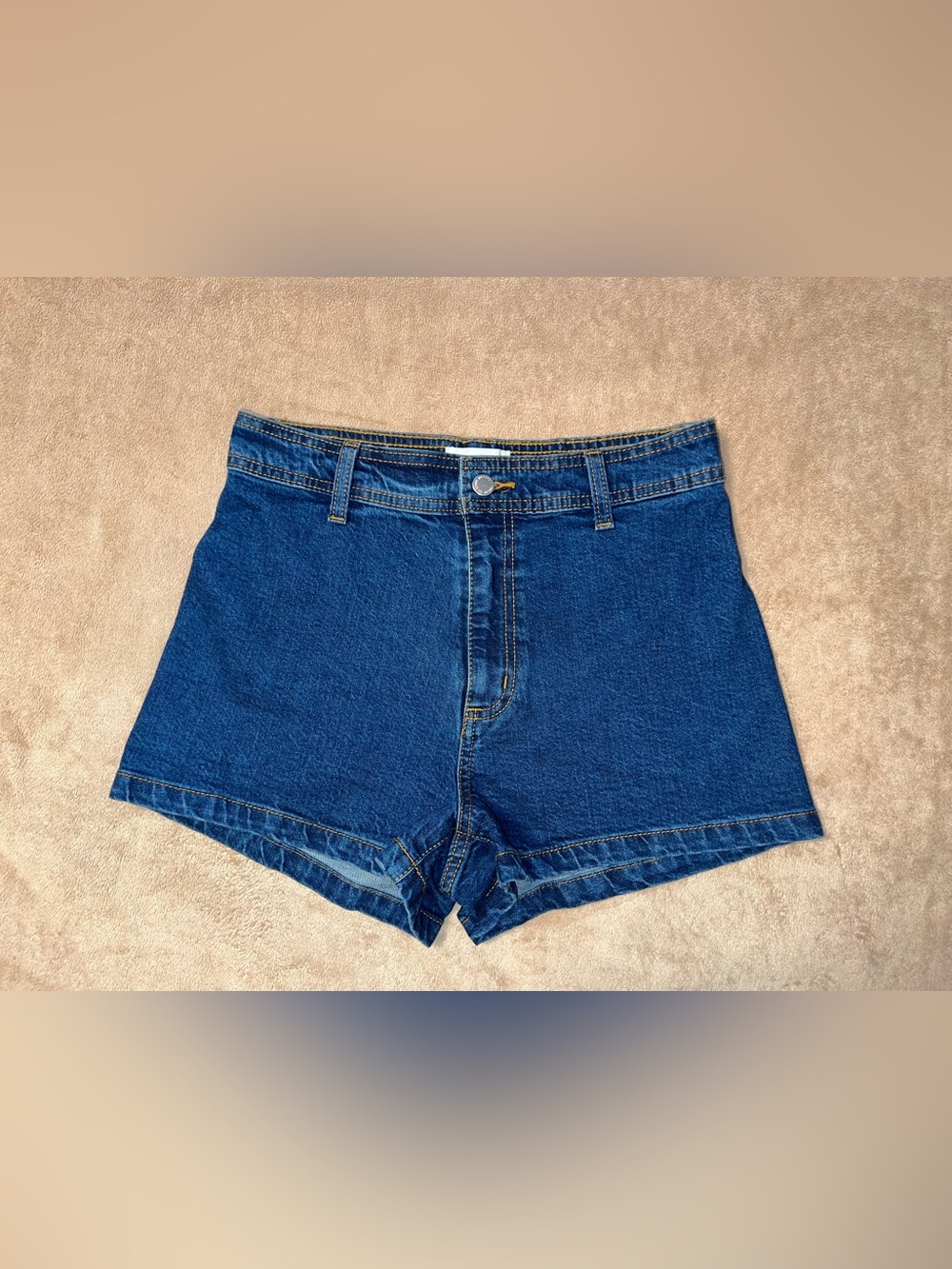 Universal Thread Classic High-Rise Denim Sailor Shorts - Blue